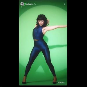 🔥Fabletics Navy Shine Set 🔮